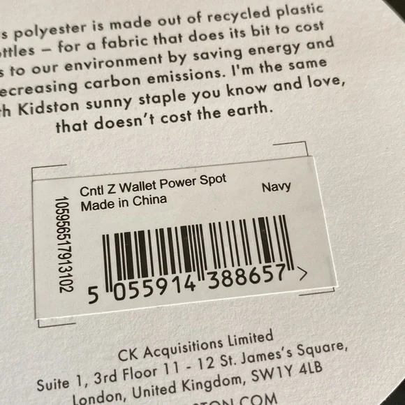 Cath Kidston Recycled Power Spot Continental Zip Wallet - Picture 5 of 5